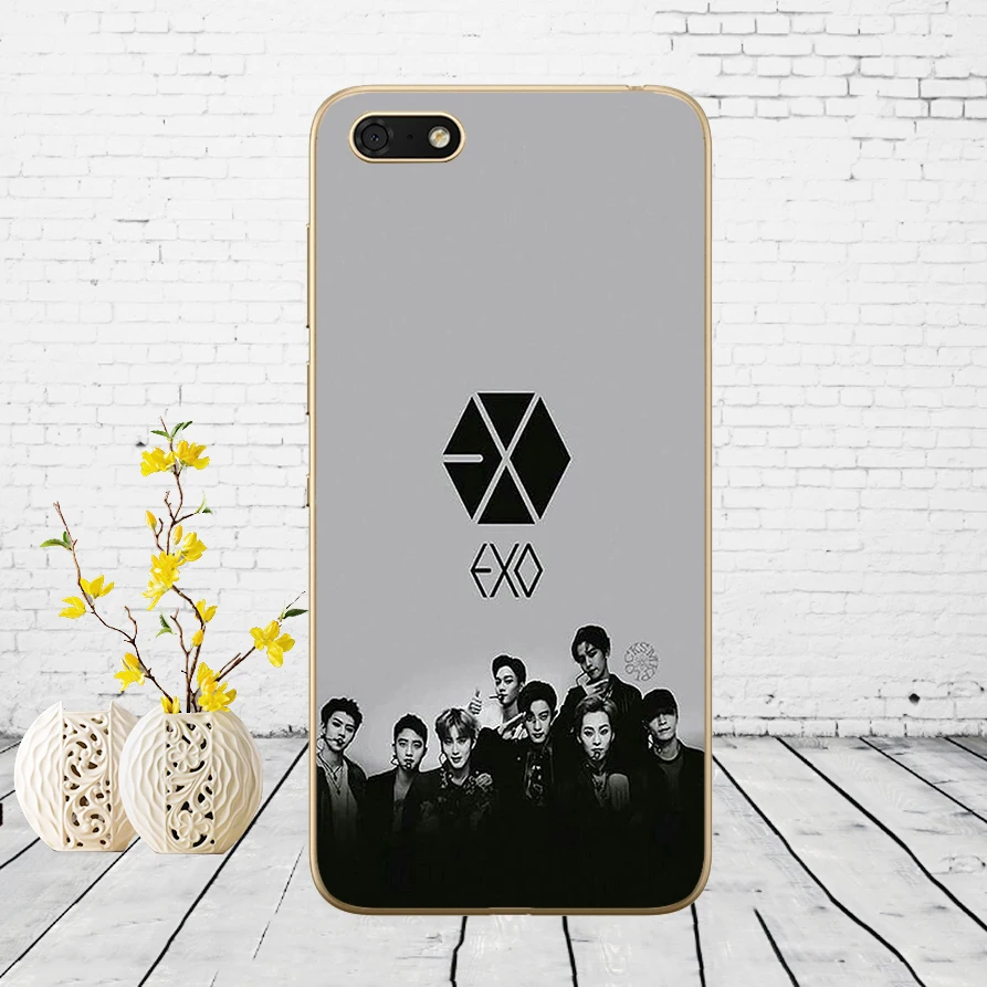 132DD Kpop exo Lucky one Мягкий силиконовый чехол для huawei honor 9 10 Lite 7A 5,45 7a pro 7c 5,7 дюймов 7x 8x чехол