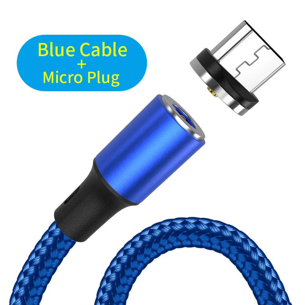 micro cable YBD Магнитный кабель usb c кабель зарядное устройство для huawei Honor xiaomi redmi микро-usb-кабель для зарядки Шнур для iPhone samsung galaxy - Цвет: micro cable