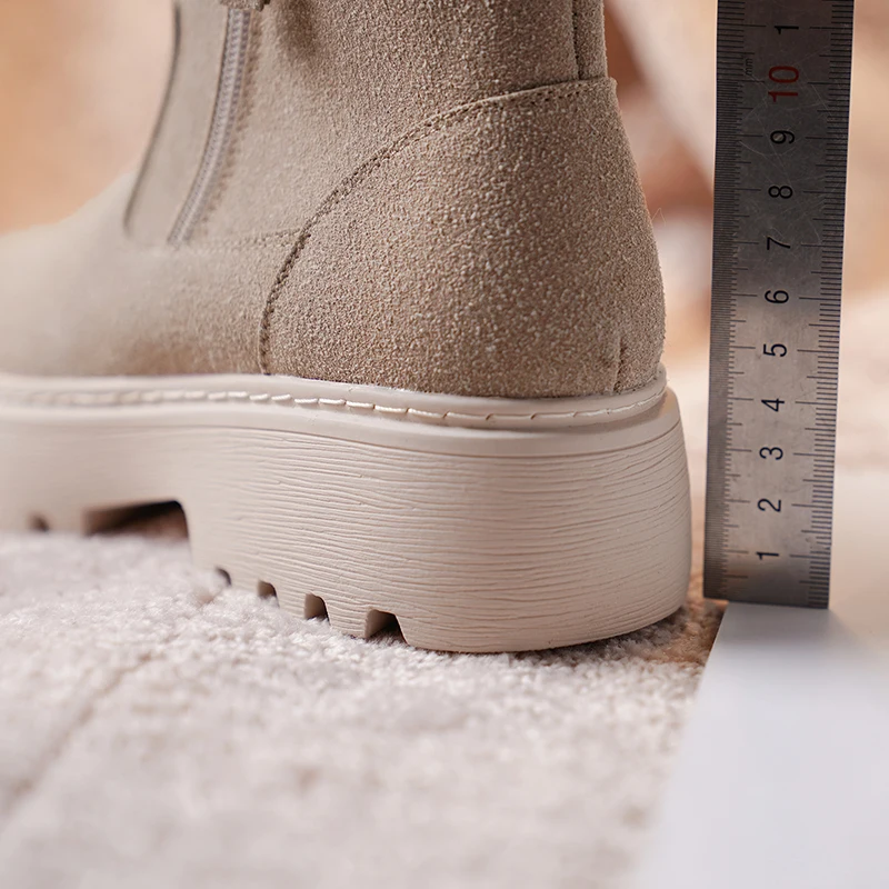 Зимние ботинки женские теплые меховые плюшевые стельки зимняя обувь женская