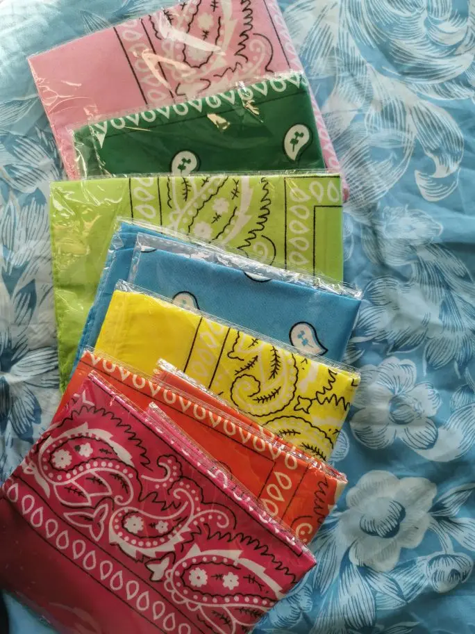 Женская бандана из хлопка 55 х55 см цвет в ассортименте|Шарфы| |