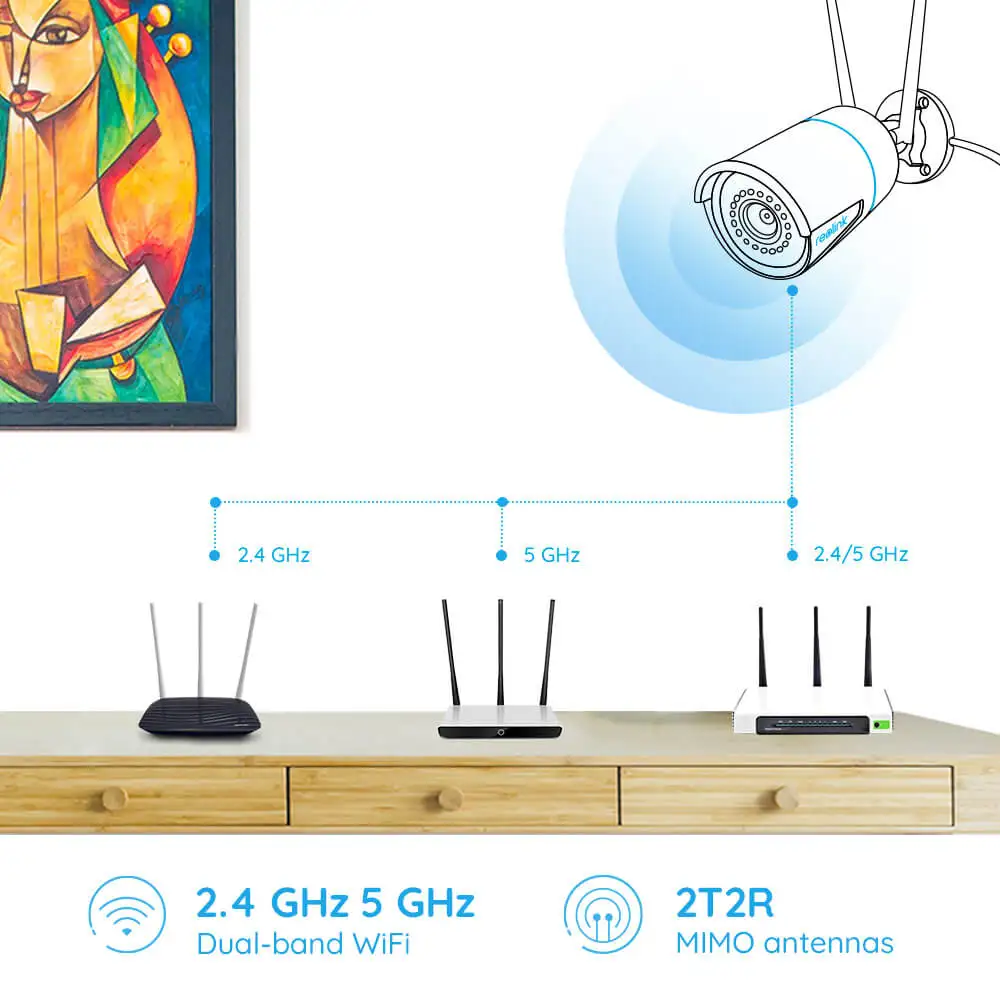 Камера наружного видеонаблюдения Reolink 4 МП Wi-Fi 5 2 ГГц и