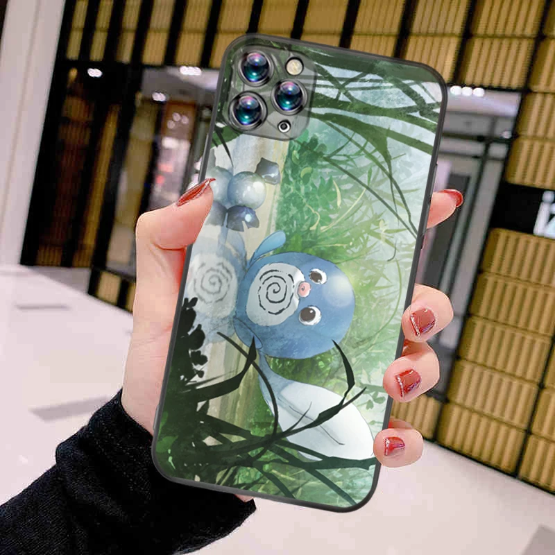 

Anime Pikachu Cartoon P-Poke Mon Phone Case For iPhone 11 Pro MAX Shockproof Soft Coque Back Cover Funda Waterproof Kawaii