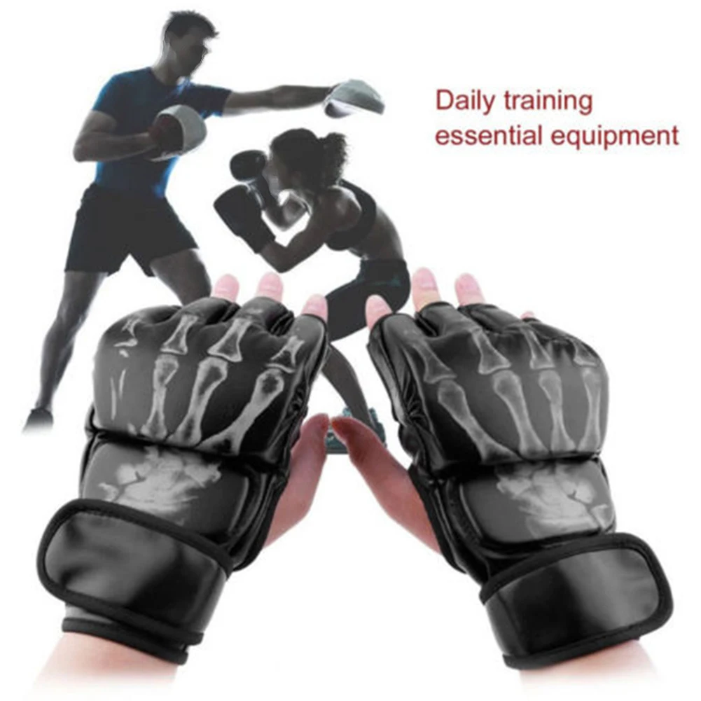 

Dropshipping HIGH Quality Adults Women/Men Sparing Grappling Boxing Gloves Thai MMA Fighting Punch Training Mitts