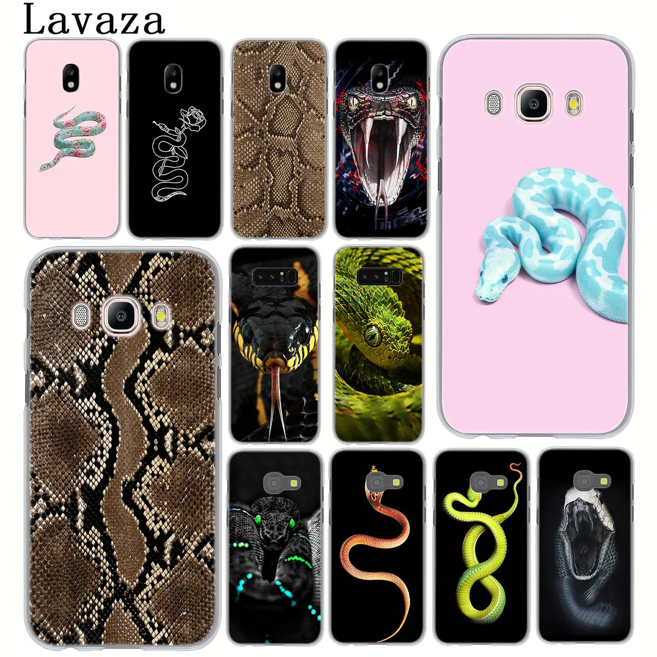 Твердый чехол для телефона Lavaza Skull snake Samsung Galaxy J8 J7 Duo J6 J5 J4 Plus 2018 2017 2016 J2 J3 EU US Prime