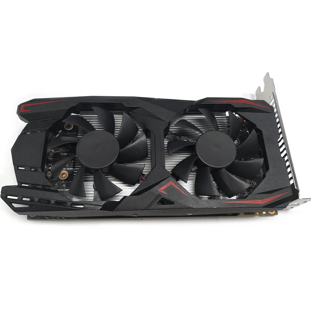 Игровая видеокарта GTX550TI DDR5 1 5 ГБ бит с двумя вентиляторами охлаждения совместима