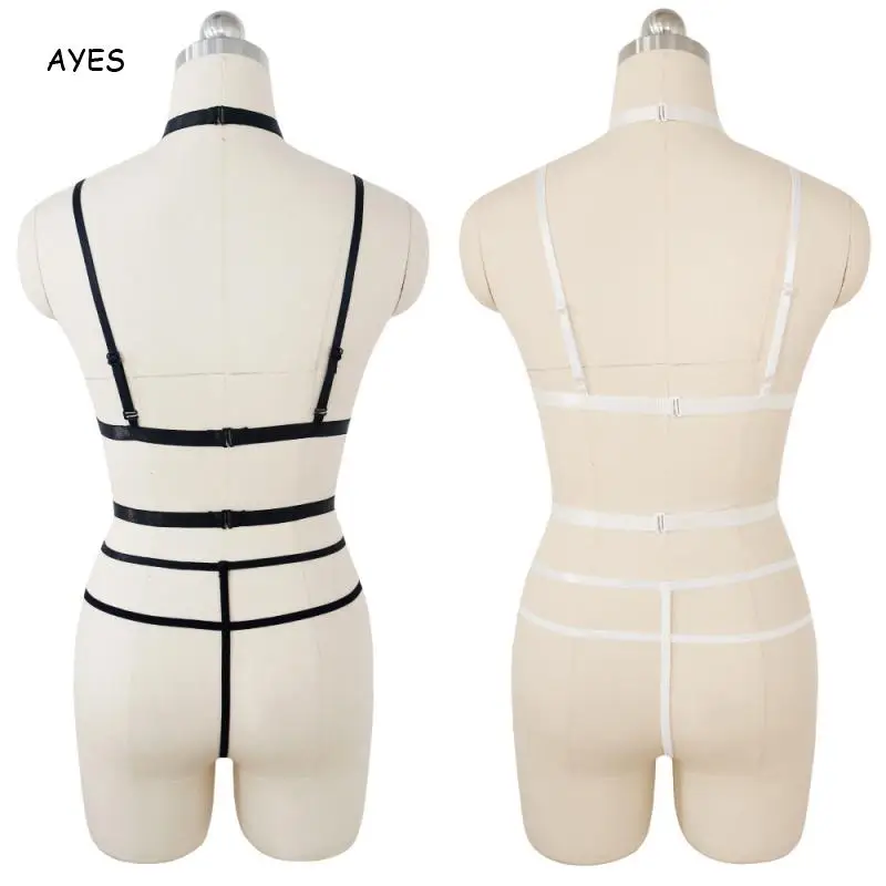 

sexy lace bra and panty set women garters push up lingerie bralette thong panties G-string underwear wire free Bra & Brief Sets