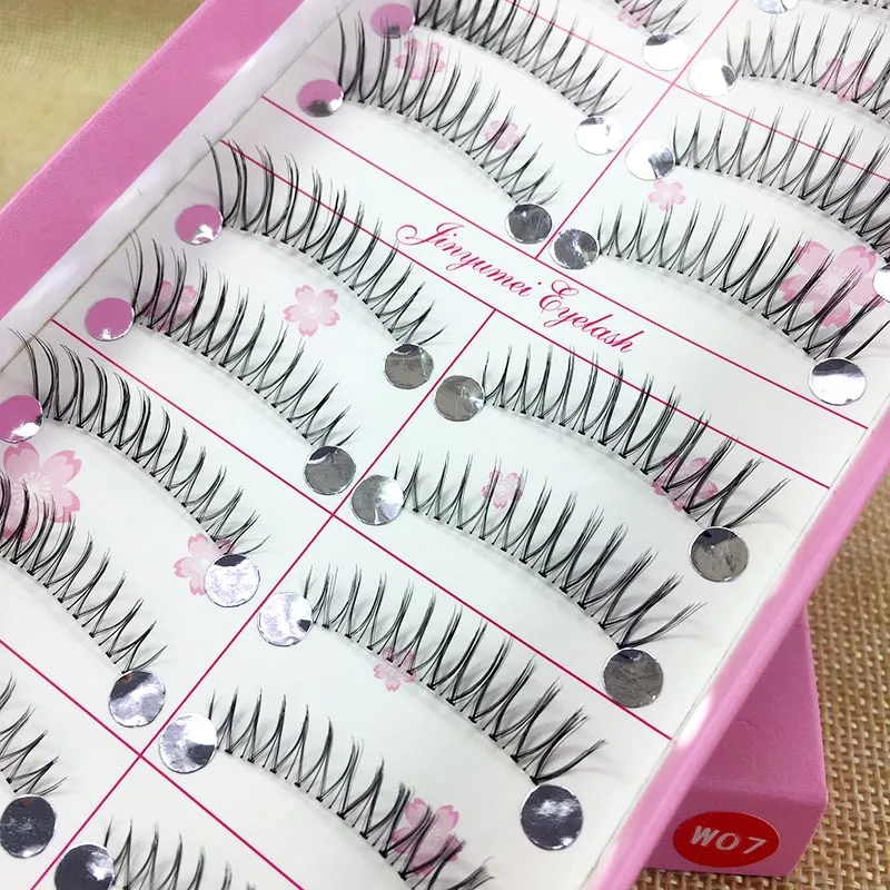 YOKPN новинка заточенные накладные ресницы натуральные густые завитые v-образные