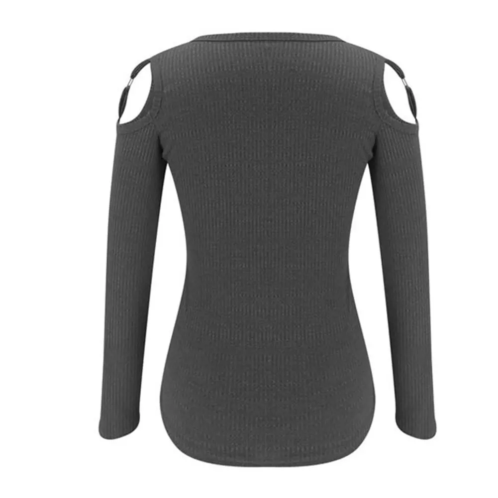 Мягкий модный осенний Тонкий Повседневный однотонный пуловер из смеси хлопка с