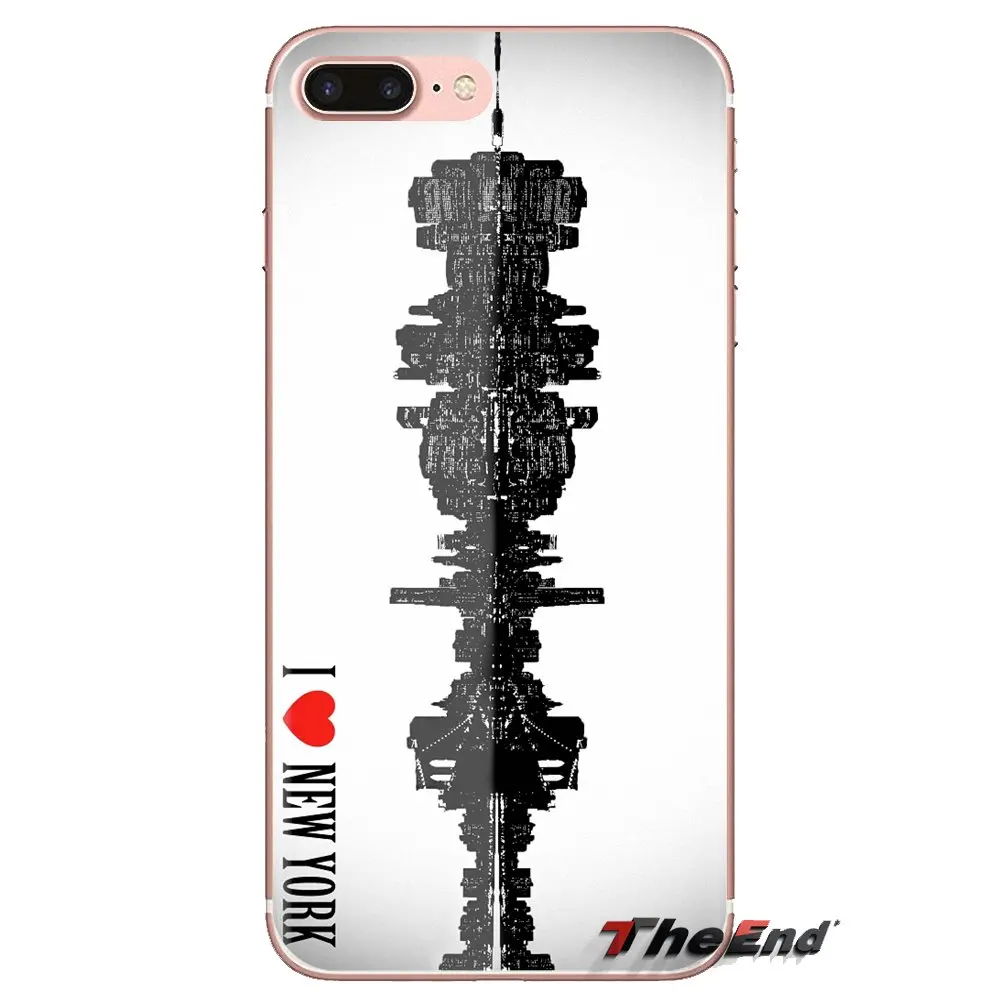 I Heart NY City New York Transparent Soft Shell Cases For iPod Touch Apple iPhone 4 4S 5 5S SE 5C 6 6S 7 8 X XR XS Plus MAX |