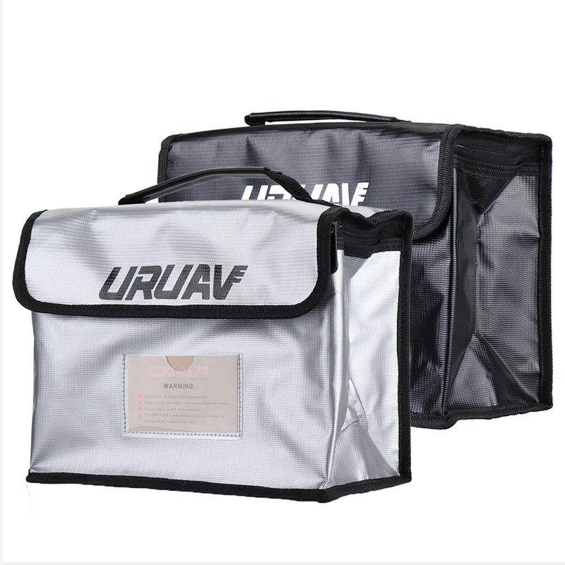 Пожаробезопасная сумка URUAV UR27 26x18x13см с отделением для этикеток гоночных дронов