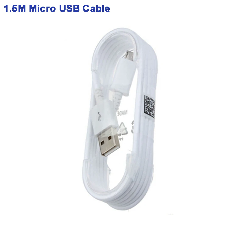 Only 1.5M USB Cable Стенового путешествия Зарядное устройство для samsung Galaxy S7 G9300 S6 G9200 Note 4 N9100 C7000 J3 Pro J3110 C9 J7 A9000 USB кабель - Тип штекера: Only 1.5M USB Cable