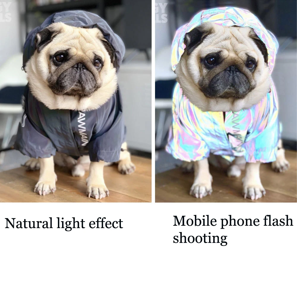Модная уникальная Светоотражающая куртка для собак маленьких средних и больших