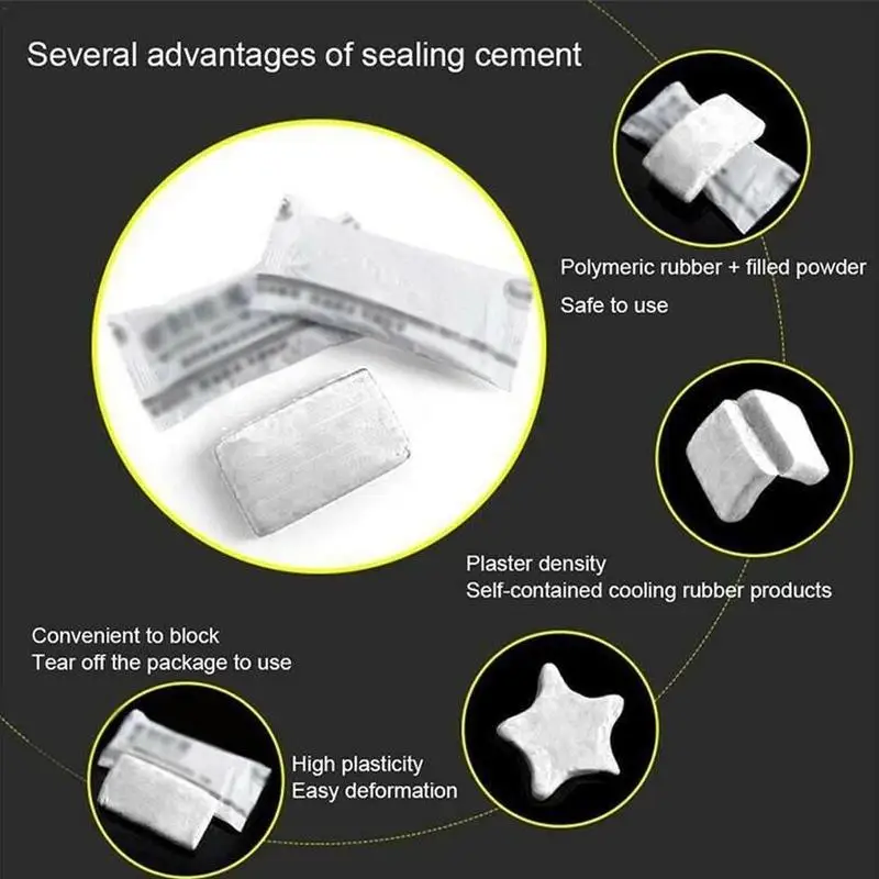 30 г Уплотнительная паста клей для запечатывания настенных отверстий домашний
