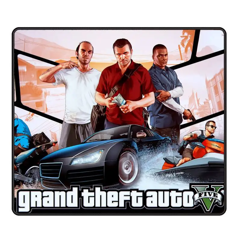 

GTA movie Unique Desktop Pad Game Mousepad Game Office Work Mouse Mat pad Non-slip Laptop Cushion mousepad