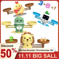 dinosaur balance game educational montessori games hot sale math toys games for children early learning aids toy cognitive card