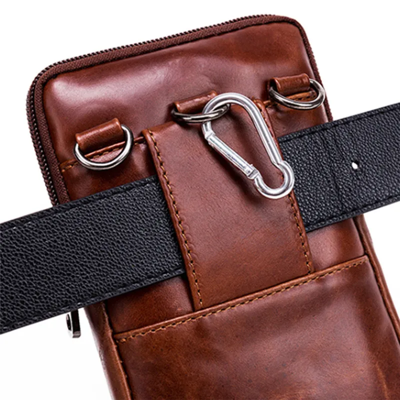 Новая кожаная сумка почтальон мини для мужчин Ретро Бизнес Офис маленькая на