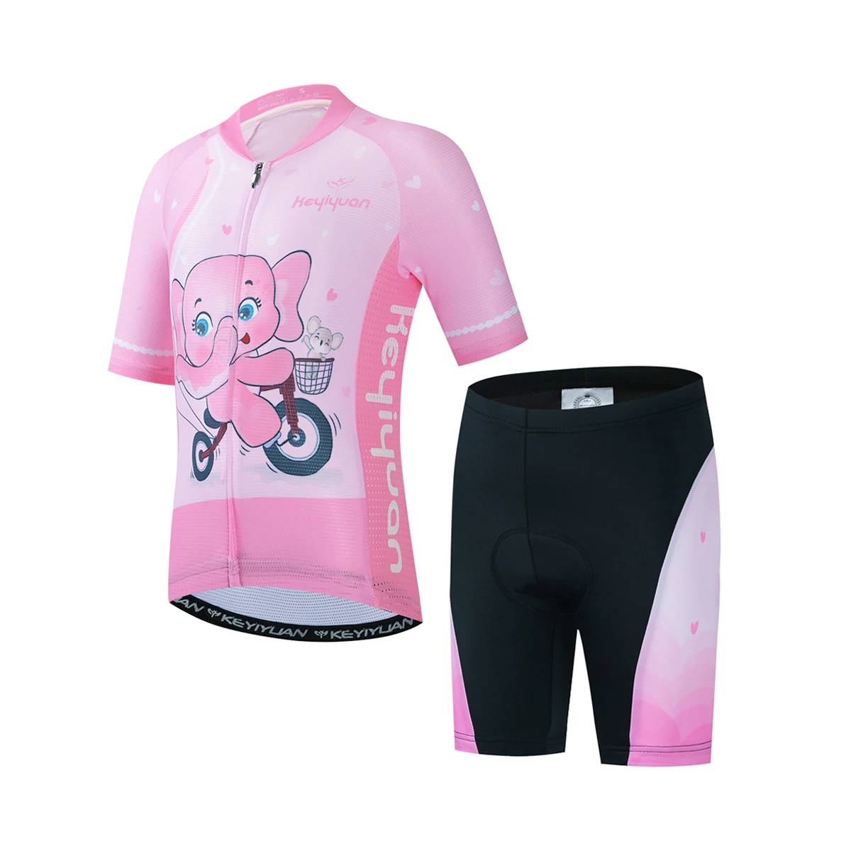 

KEYIYUAN Ropa Mtb Джерси велосипедные короткие летние розовые для девочек детская одежда горный велосипед рубашка комплект оборудования