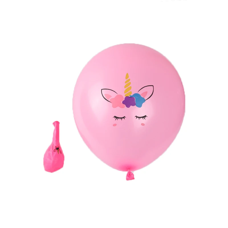 10 шт./лот латексные воздушные шары в виде единорога на день рождения украшение