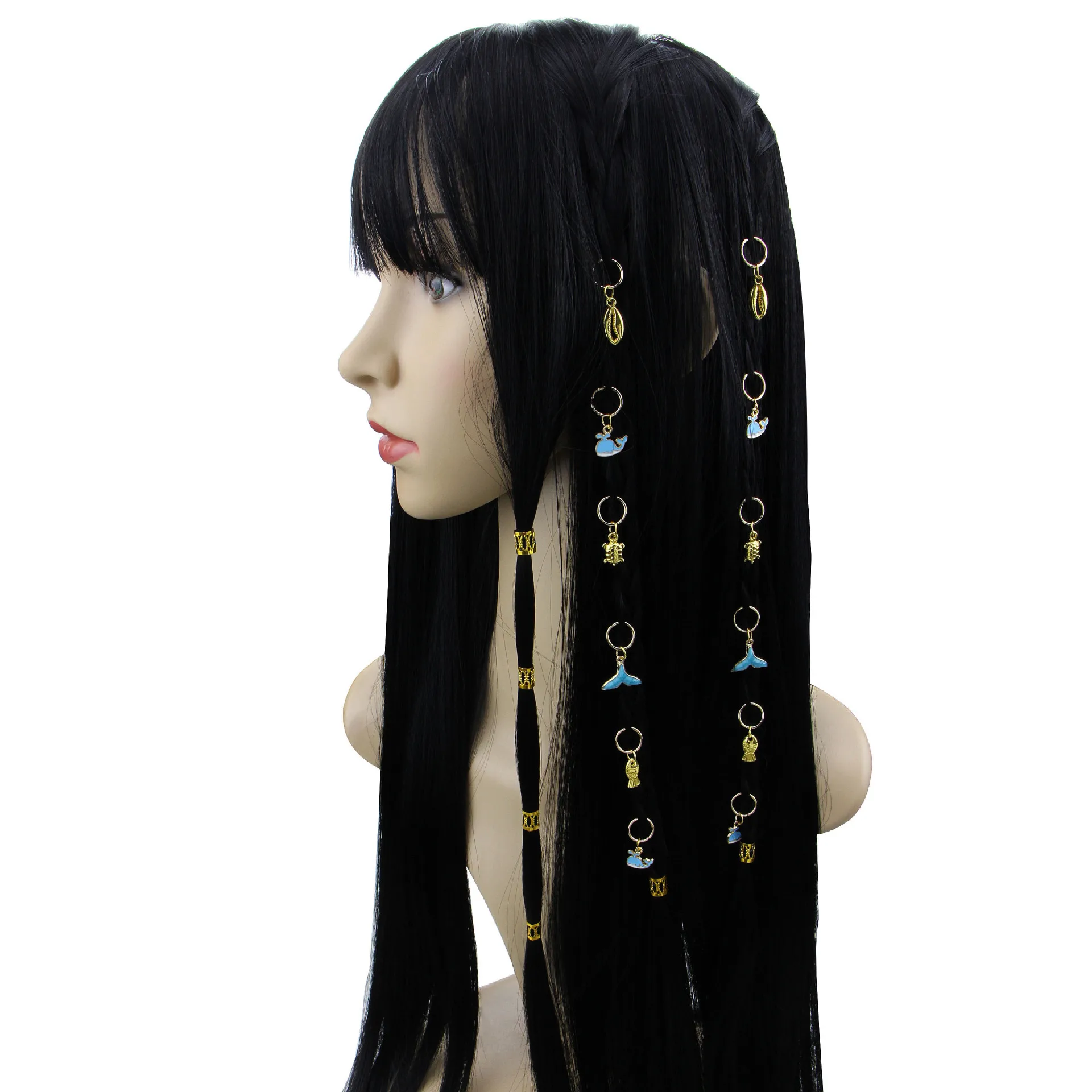 50 шт. Золотой Дельфин океан DIY заколки для волос декоративные шпильки