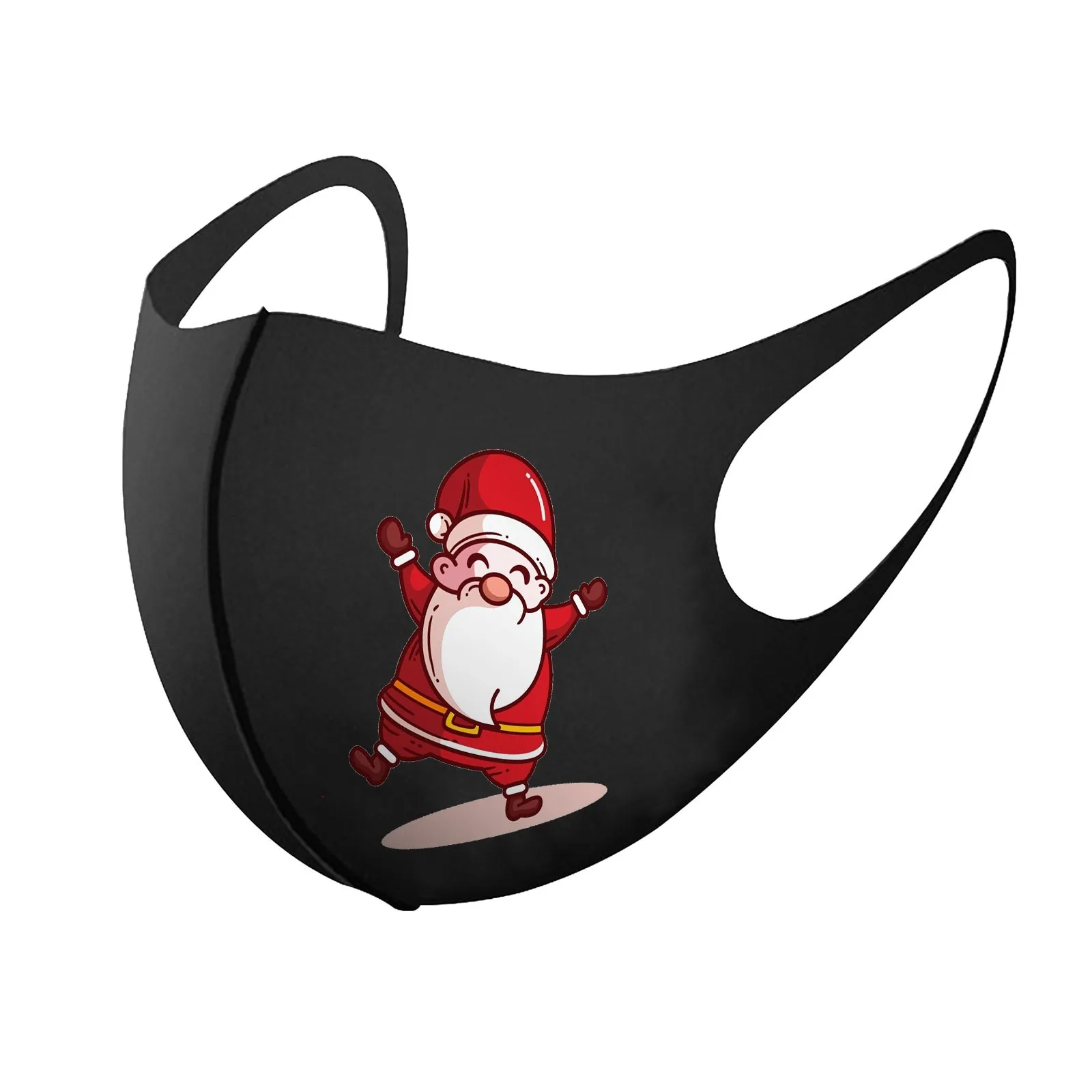 

Детская Рождественская Маска для лица для мальчиков и девочек, многоразовая моющаяся Маска, Маска для лица с милым мультяшным рисунком, Мас...