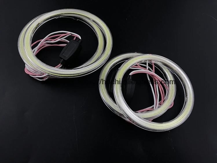 Для SsangYong Kyron 2007 2008 2009 2010 COB Led DRL Дневной свет Белый Halo Cob Led Ангельские глазки кольцо ошибок ультра яркий