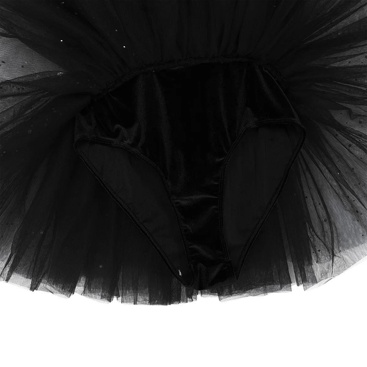 Женское платье с блестками без рукавов вырезом на спине бархатный лиф балетный