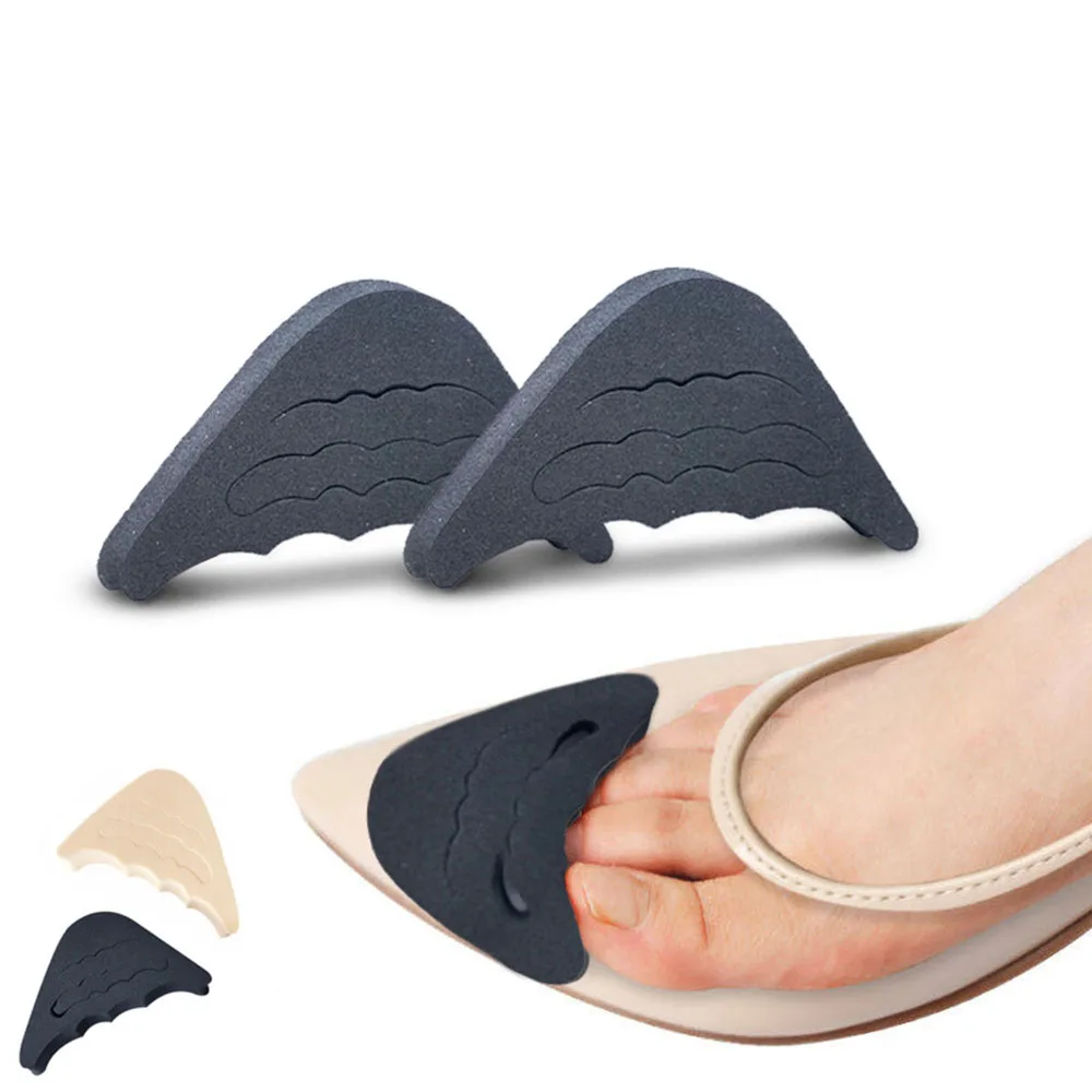 

1 Pair Women High Heel Half Forefoot Insert Toe Plug Cushion Pain Relief Protector Big ShoesToe Front Long Top Filler Adjustment