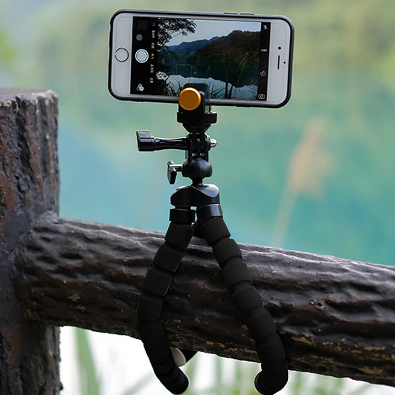 P82F Гибкий штатив стойка Gorilla Mount Monopod держатель Octopus для камеры GoPro | Электроника