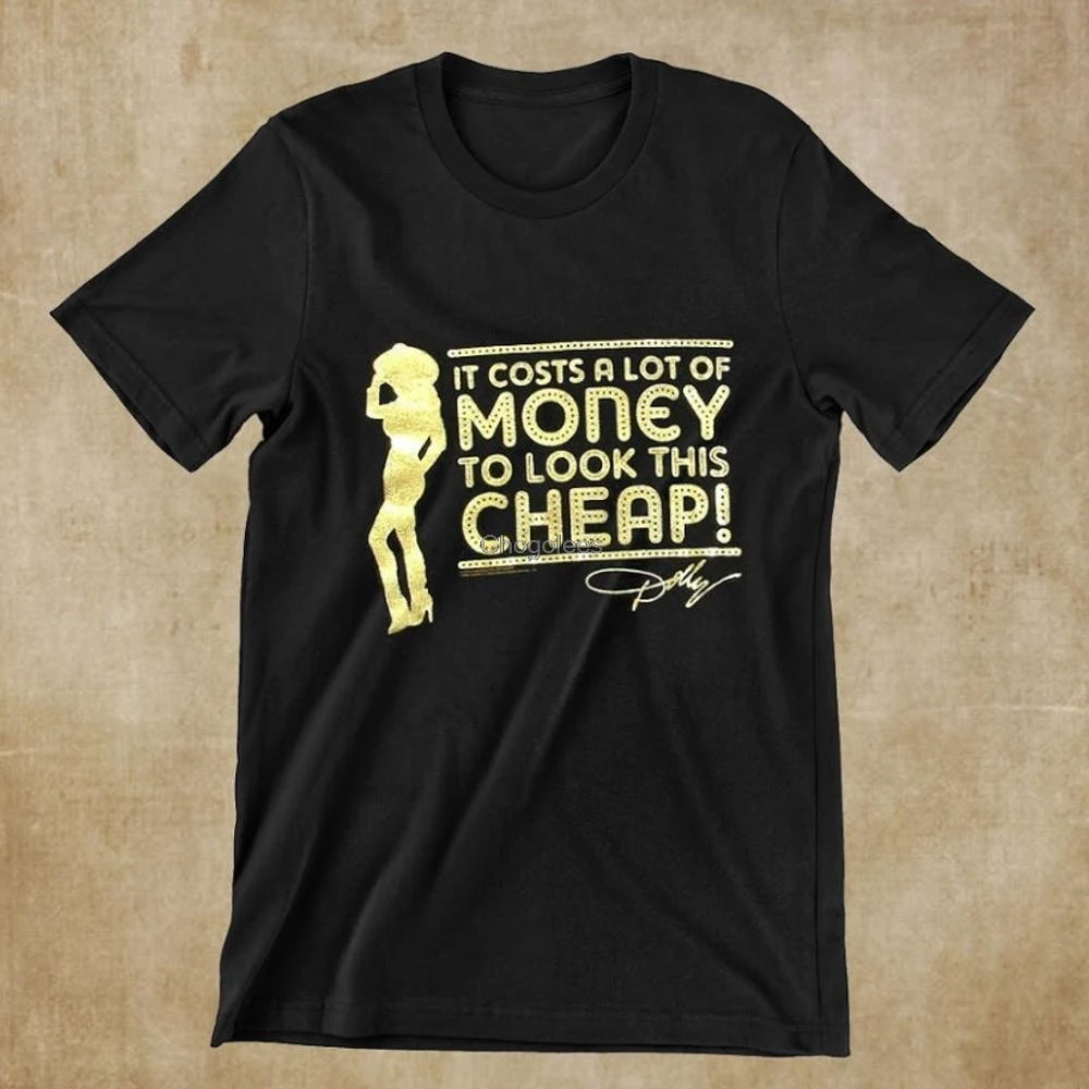 Недорогая Черная футболка для девочек-подростков Dolly Parton новая официальная Merch в