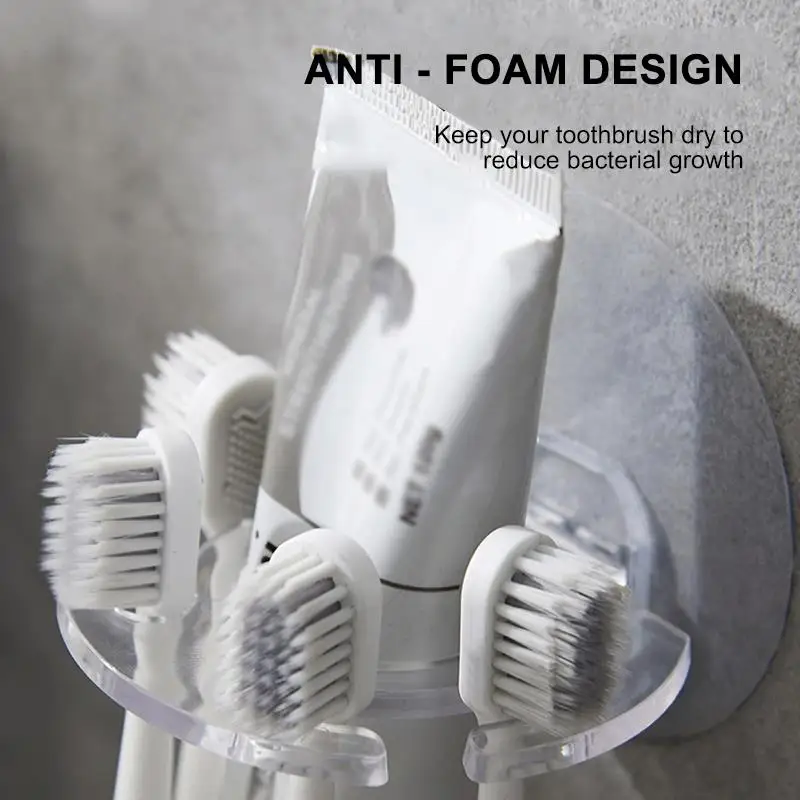 1 шт. пластиковый держатель для зубных щеток зубная паста стойка хранения бритва