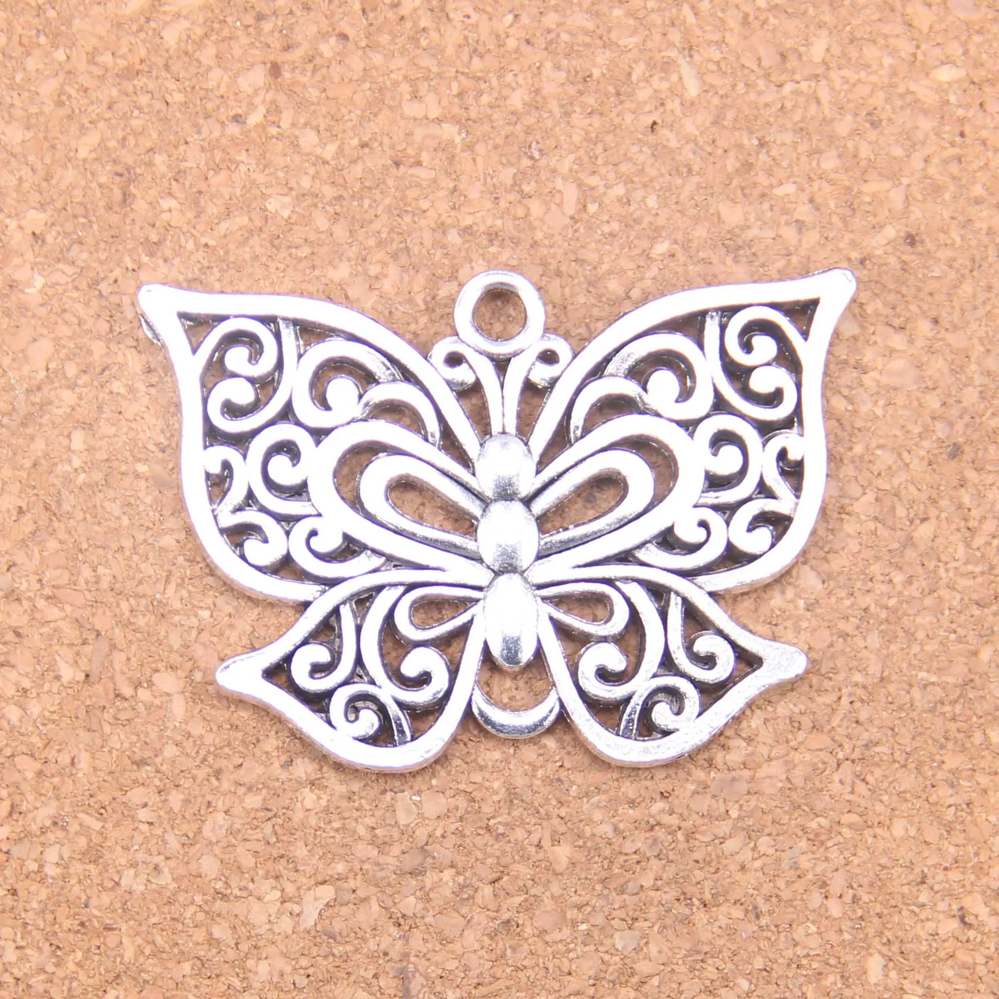 

18 шт. Подвески в виде полой бабочки 35X5 0 мм, ВИНТАЖНАЯ фотография, DIY для браслета ожерелья