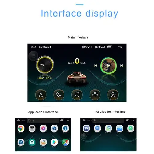 Автомагнитола MP5 2 Din с 7-дюймовым экраном GPS-навигацией Android 10 1 HD Bluetooth плеер