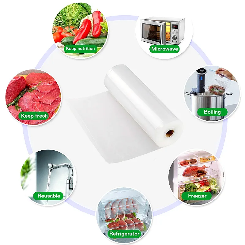 Экологичный многоразовый полиэтиленовый пакет вакуумная упаковка для