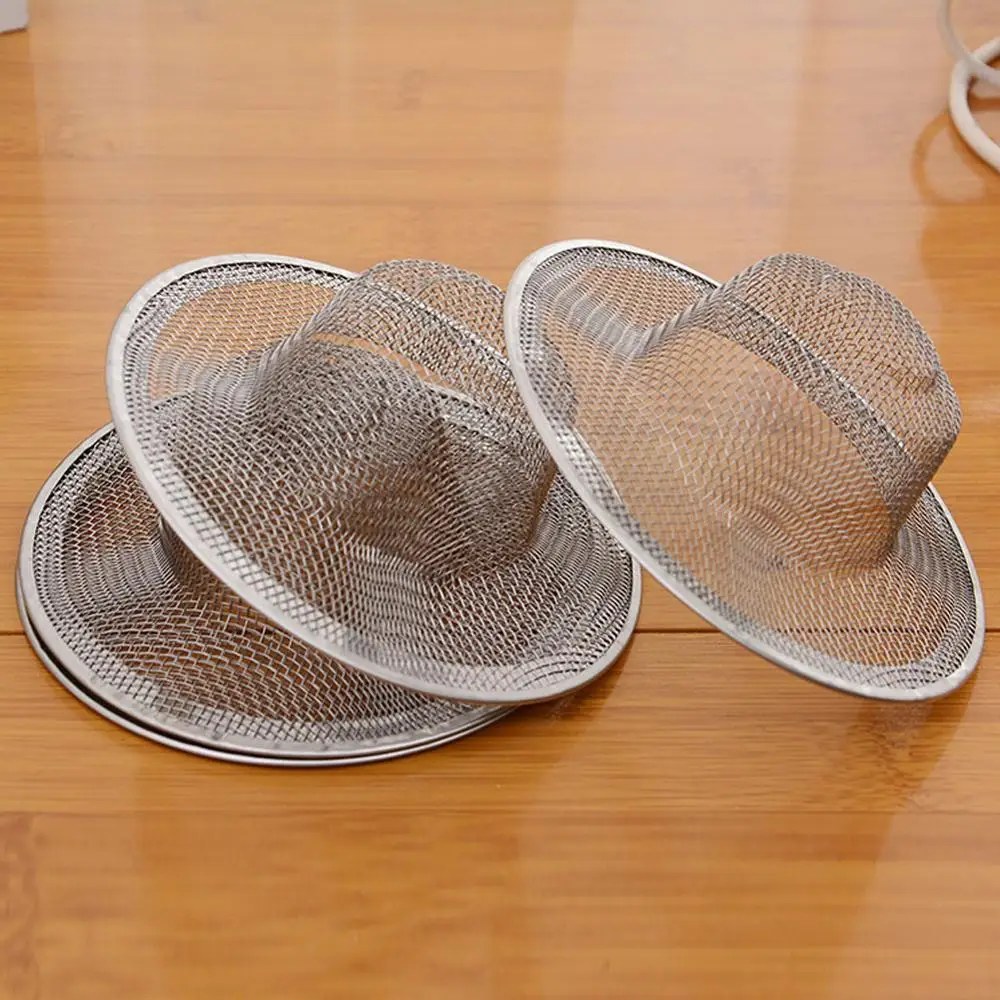 

2Pcs Mesh Sink Strainer Drain Sink Filter Plastic Silicone kitchen Food Rice Sink Stopper bathtub Hair Colander Strainer