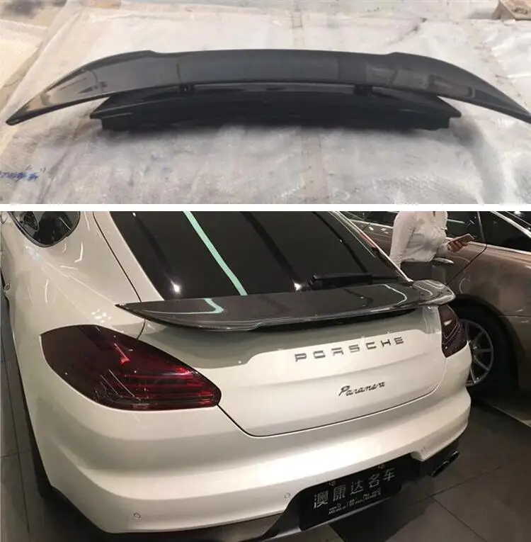 Углеродное волокно заднее крыло багажника спойлер для Porsche Panamera 970 970,1 2009 2010 2011 2012 2013/970. 2