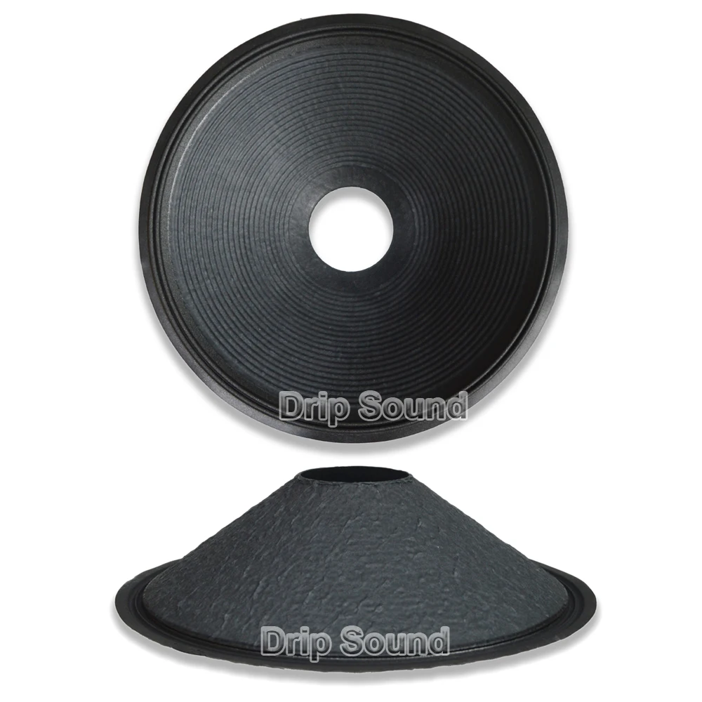 

18 дюймов 440 мм 100 мм сердечник динамик конический бумажный таз НЧ-динамик барабанная бумага 2 кольца тканевый краевой Трубач запасные части #2