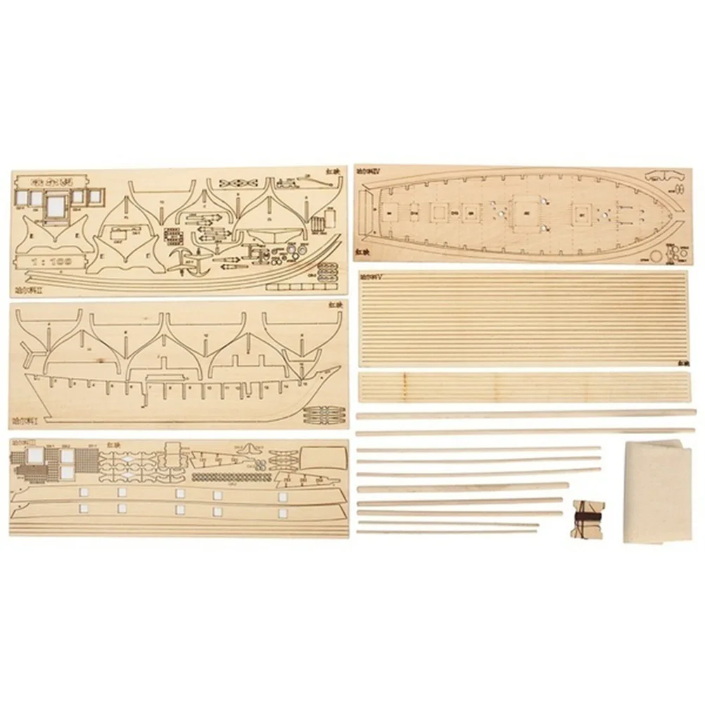 1 Набор сборки здания Наборы модель корабля деревянный парусник игрушки парусная