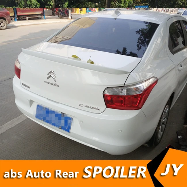 Для CITROEN Elysee спойлер 2014 2016 высокого качества ABS Материал заднее крыло автомобиля