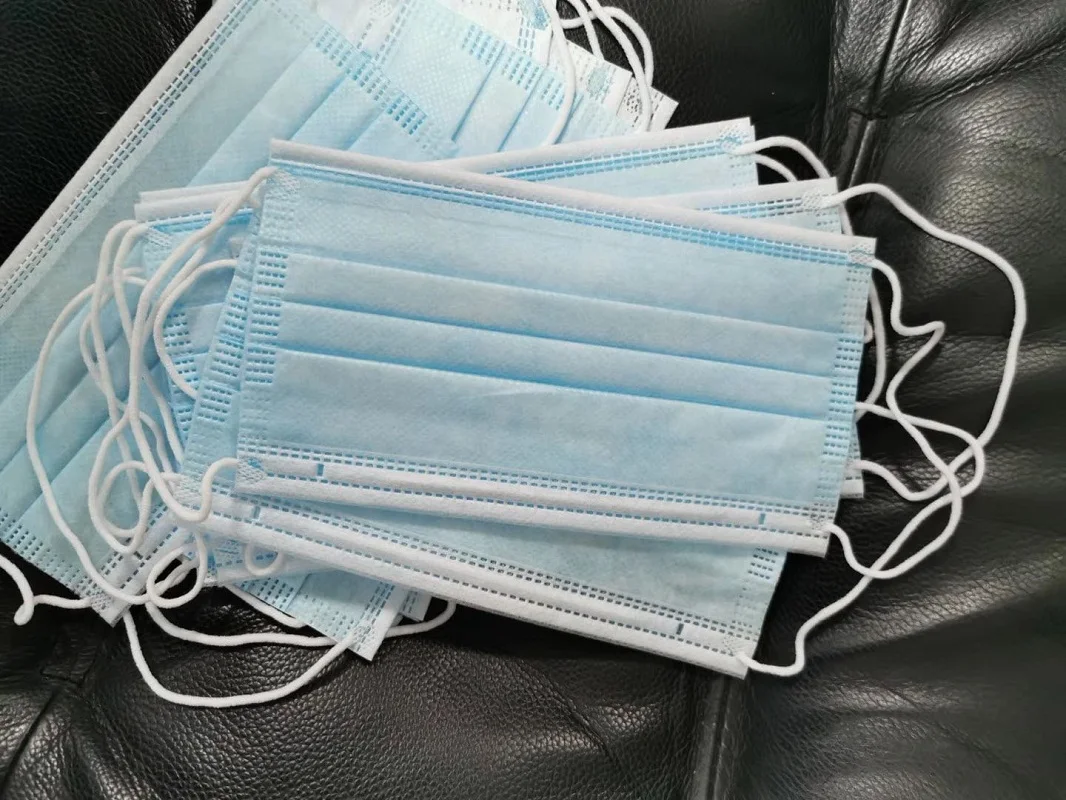 Одноразовые трехслойные маски для лица рта и защиты от пыли ушей 5000/2000/1000/500 шт.