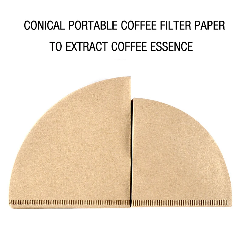 Фильтровальная бумага V образной формы для кофе 40 шт./100 шт. 1 2/2 4 чашки V60