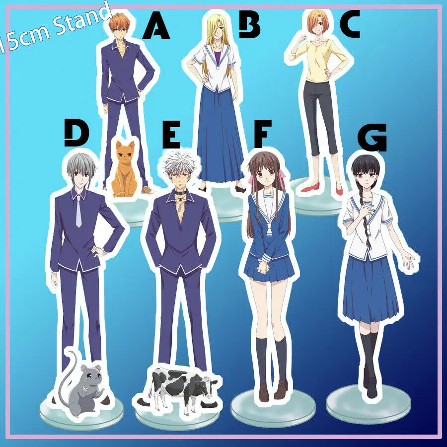 Фигурка на акриловой подставке дисплей аниме корзина для фруктов Honda Tooru Soma Кио 15