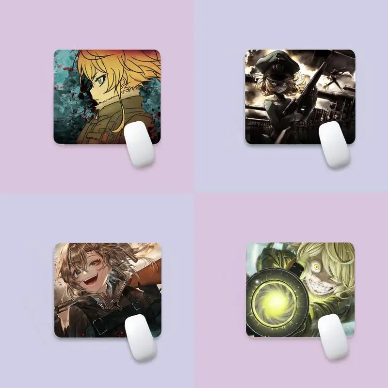 

Коврик для мыши Youjo Senki, резиновый, нескользящий, для ноутбука