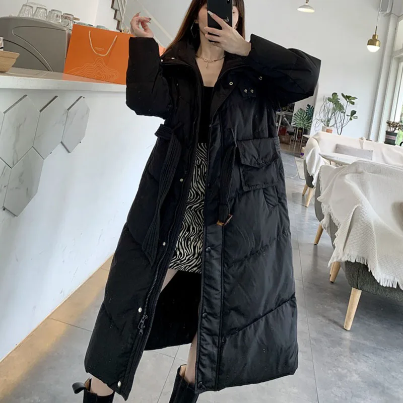 2021 New Winter Thicken White Duck Down Women Down Jacket Fashion Large Size Solid Color High Quality Women Down Jacket BNH211