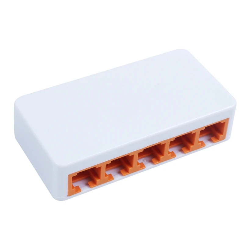 Сетевой коммутатор DIEWU с 5 портами хаб для быстрой локальной сети RJ45 10/100 Мбит/с
