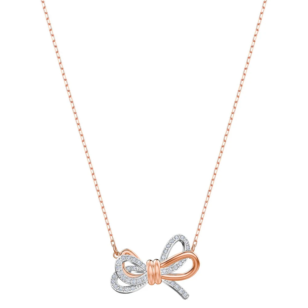 

High Quality SWA 1:1 Exquisite Bow Necklaces Fashion Series For Women
