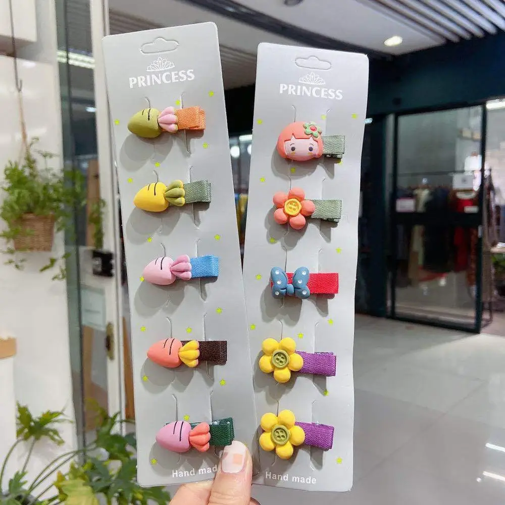 5 шт. Детский набор шпильки Корейская версия милый детский головной убор с