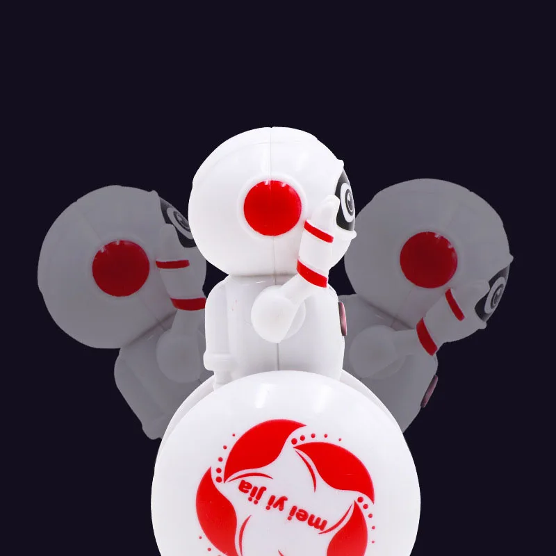 

1Pcs Creative Novel ABS Intelligent Tumbler Music Robot Figures Toys Fashion Lighting Sound Controlled Induction Robot Toy