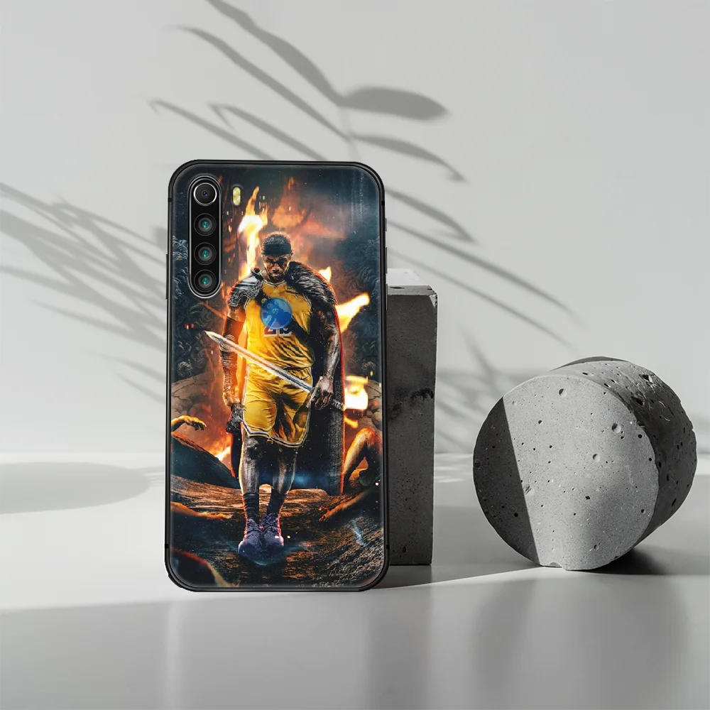 

james basketball star 23 Phone Case Cover Hull For XIAOMI Redmi 7 7a 8 8a 9 9a NOTE 6 7 8 8t 9 9s Pro Max 4X black Etui 3D Shell