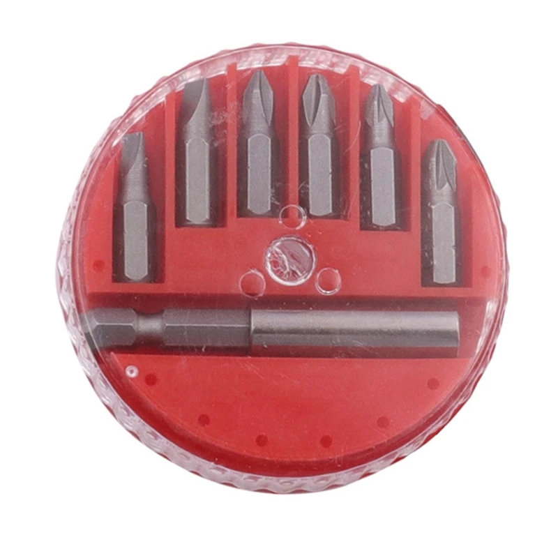 

7pcs Security Screwdriver Bits Hex Shank Magnetic Extension Holder Quick Release