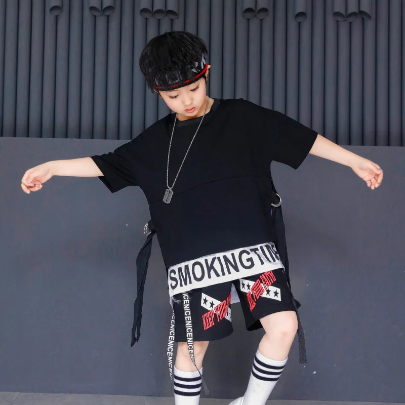 Коллекция 2019 года Детский костюм для уличных танцев в стиле хип-хоп комплект с